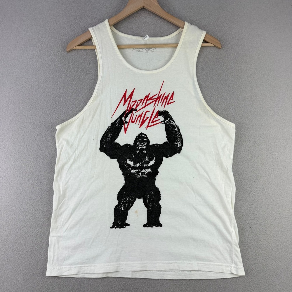 Bruno Mars Tank Top Mens Medium Moonshine Jungle Tour Concert Merch Gorilla